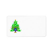 Hanukkah Menorah and Christmas Tree