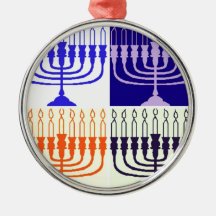 Hanukkah Minorah Ornaments