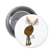 Hanukkah moose! button