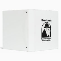 Hanukkah - No awkward virgin births 3 Ring Binders