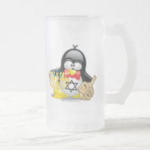 Hanukkah Penguin Mug