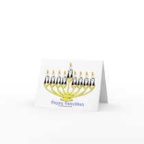 Hanukkah Penguins Card