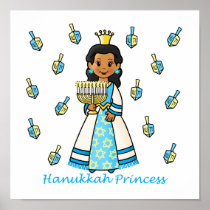 Hanukkah Princess Print