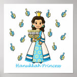 Hanukkah Princess Print