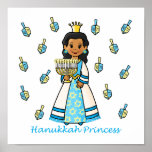 Hanukkah Princess Print