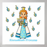 Hanukkah Princess Print