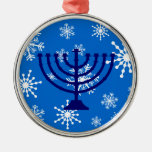 Hanukkah Snowflakes Christmas Tree Ornaments