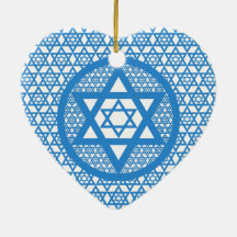 Hanukkah - Star of David Christmas Tree Ornament