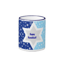 Hanukkah Star of David Mug