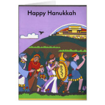 Hanukkah Victory Greeting Card