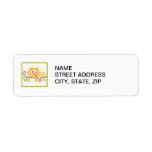 HAPPI TREE OWL RETURN ADDRESS LABEL