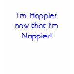 Happier Nappier t-shirts