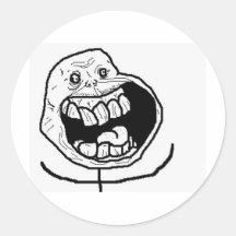 Happily alone stickers