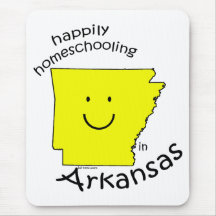 Happily Homeschooling in Arkansas Mouse Pads
