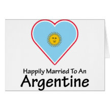 Happily Married Argentine Cards