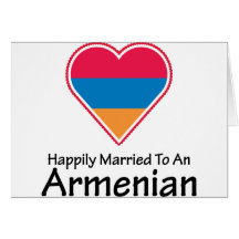 Happily Married Armenian Greeting Card