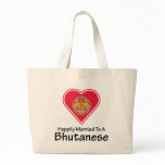 Happily Married Bhutanese Canvas Bags