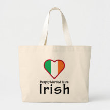 Happily Married Irish Tote Bag