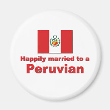 Happily Married Peruvian Fridge Magnets