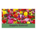Happily Retired Business Cards Retirement Retiring