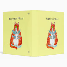 Happiness Ahead 3 Ring Binders