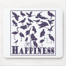 Happiness: Birds Mousepads