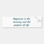 happiness bumper stickers