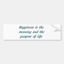happiness bumper stickers