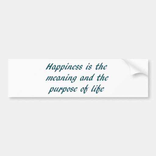 happiness bumper stickers