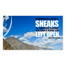 Happiness Custom Business Card