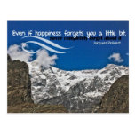 Happiness Forgets Custom Postcard