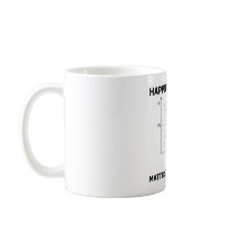 Happiness In Life Is A Matter Of Equilibrium Coffee Mugs