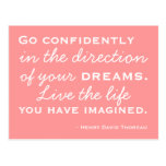 Happiness Inspiration -  Motivational Postcard