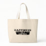 Happiness is a Cup of Tea and a Good Book Tote Bags