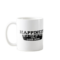 Happiness is a Cup of Tea and a Good Book Mugs