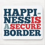 Happiness is a Secure Border Mousepads
