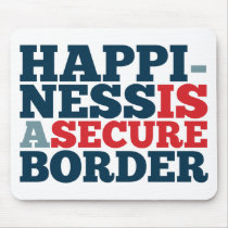 Happiness is a Secure Border Mousepads