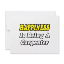 Happiness Is Being a Carpenter