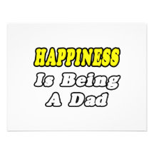 Happiness Is Being a Dad Personalized Invites