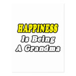 Happiness Is Being a Grandma Post Card