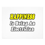Happiness Is Being an Electrician Personalized Invitation