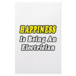 Happiness Is Being an Electrician stationery