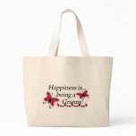 Happiness Is Being An Granny BUTTERFLY Canvas Bags