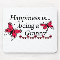 Happiness Is Being An Granny BUTTERFLY Use Mat