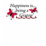 Happiness Is Being An Granny BUTTERFLY t-shirts