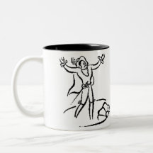 Happiness is being on stage. mugs