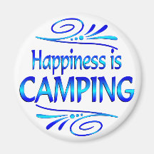 Happiness is Camping Magnets