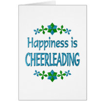Happiness is Cheerleading Cards