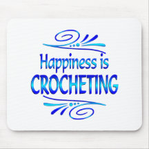 Happiness is Crocheting Mousepad