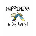 Happiness is Dog Agility Ladies Tank Top t-shirts